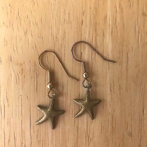 Starfish Earrings Handmade Vintage Beach Jewelry